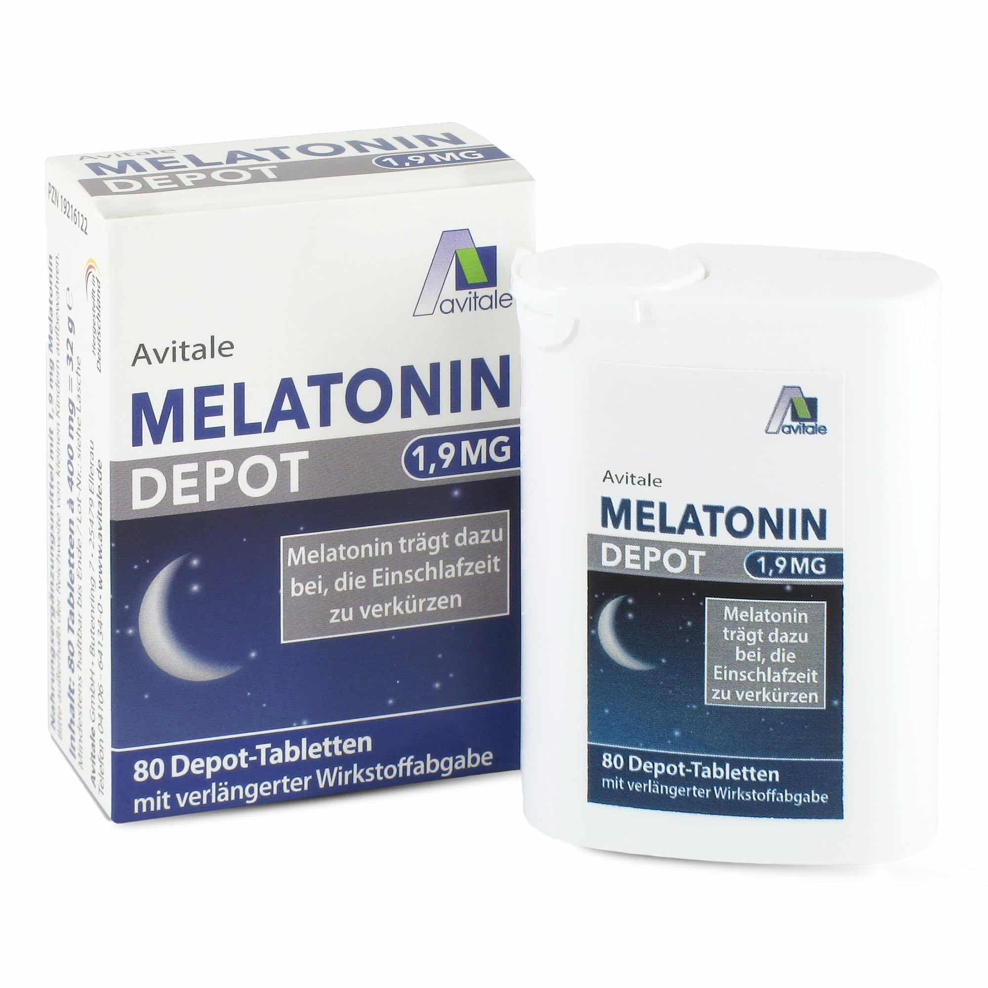 avitale-melatonin-depot-1-9-mg-tabletten-schlaf image 1