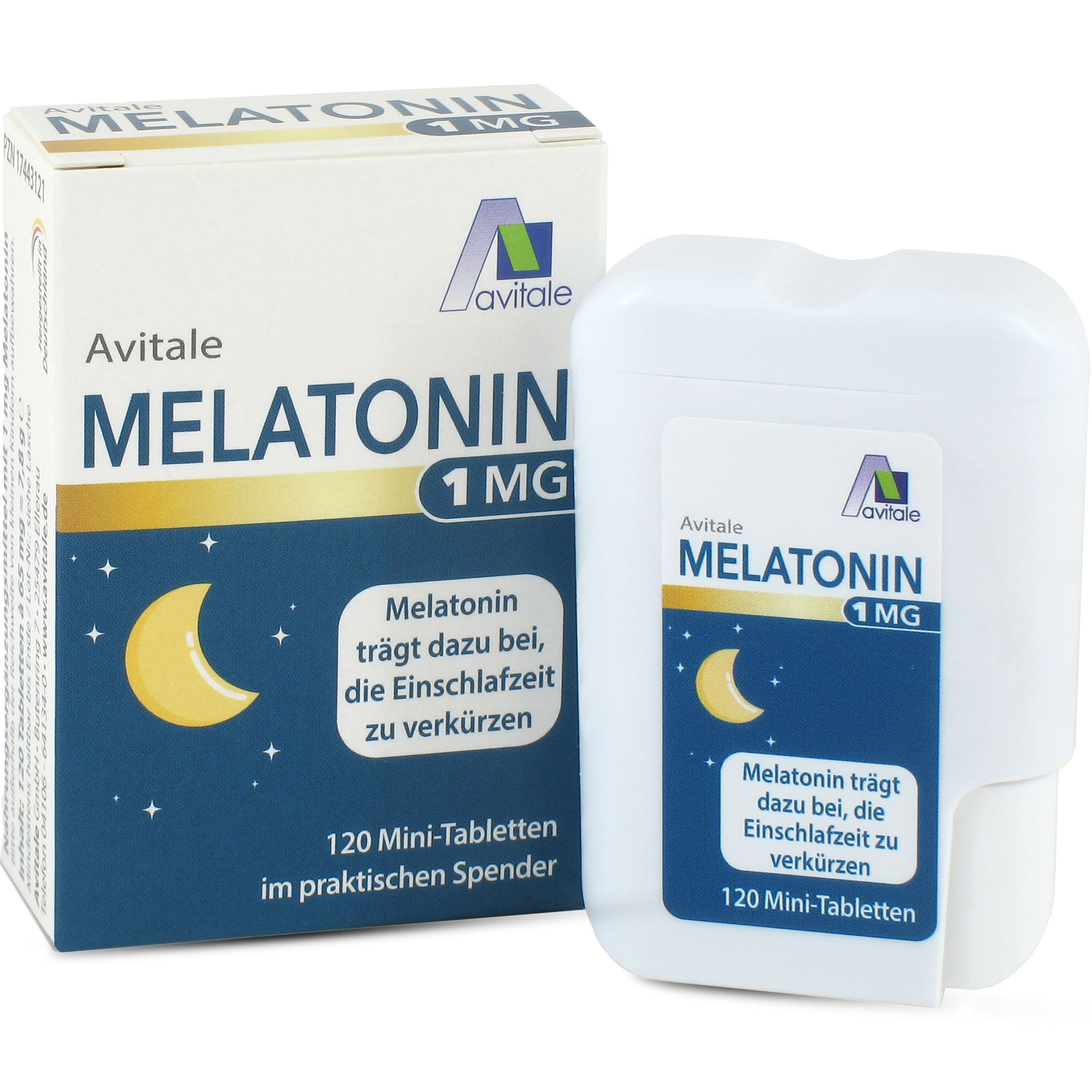 avitale-melatonin-1mg-tabletten-einschlafhilfe image 1