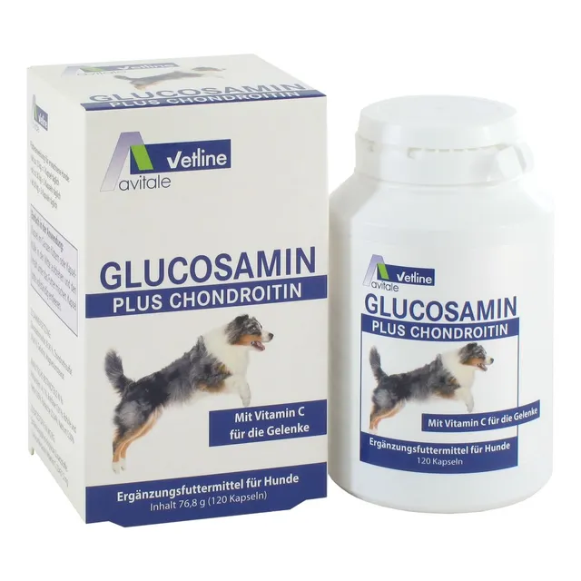avitale-vetline-futtererg-nzungsmittel-hunde-glucosamin-kapseln image 1