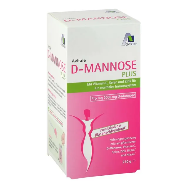 avitale-d-mannose-plus-pulver-himbeere-2000-mg image 1
