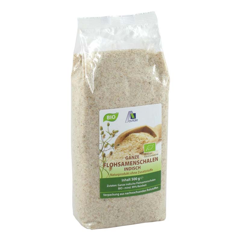 avitale-flohsamenschalen-bio-500-g-ganz-indien-vegan image 1