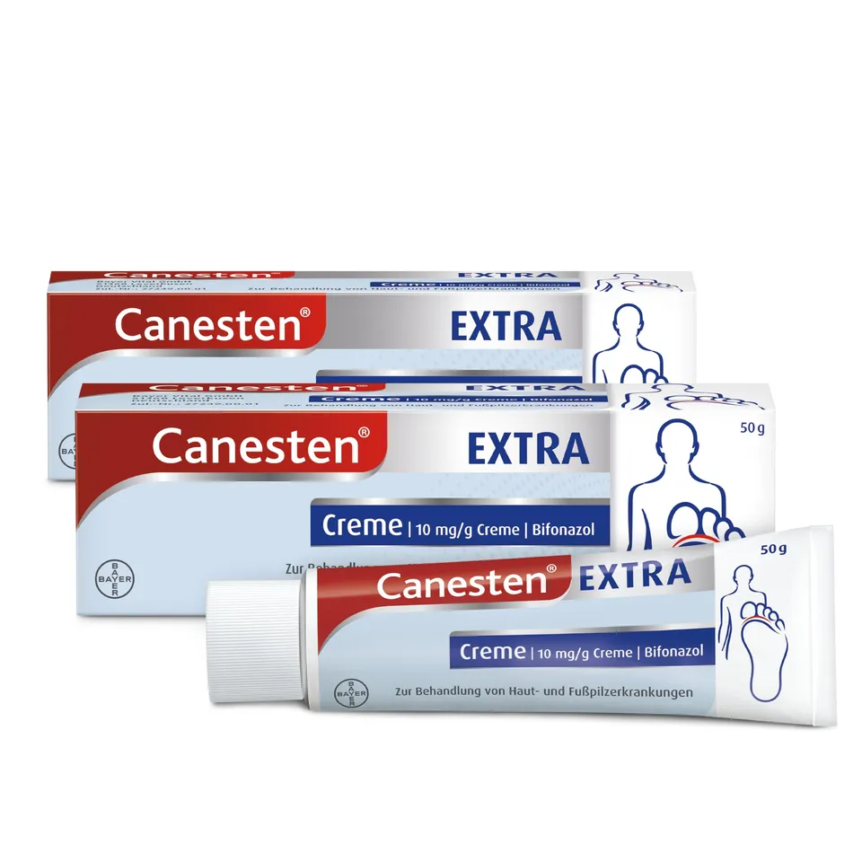 canesten-extra-creme-bifonazol-fu-pilz-doppelpack-2x50g image 1