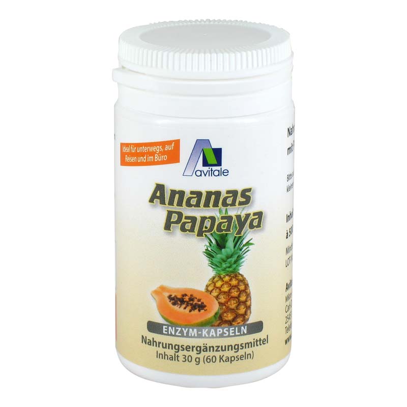 avitale-ananas-papaya-enzym-kapseln-bromelain-papain image 1