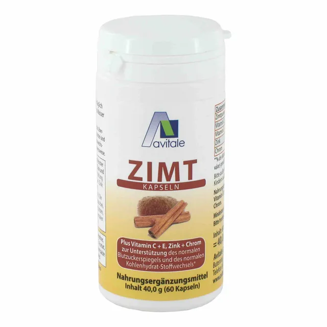 avitale-zimt-kapseln-500-mg-nahrungserg-nzung-mit-vitaminen image 1