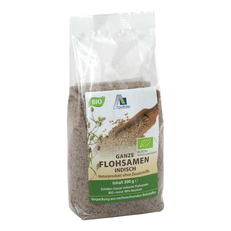 avitale-lebensmittel-ganze-flohsamen-indien-bio-300g image 1