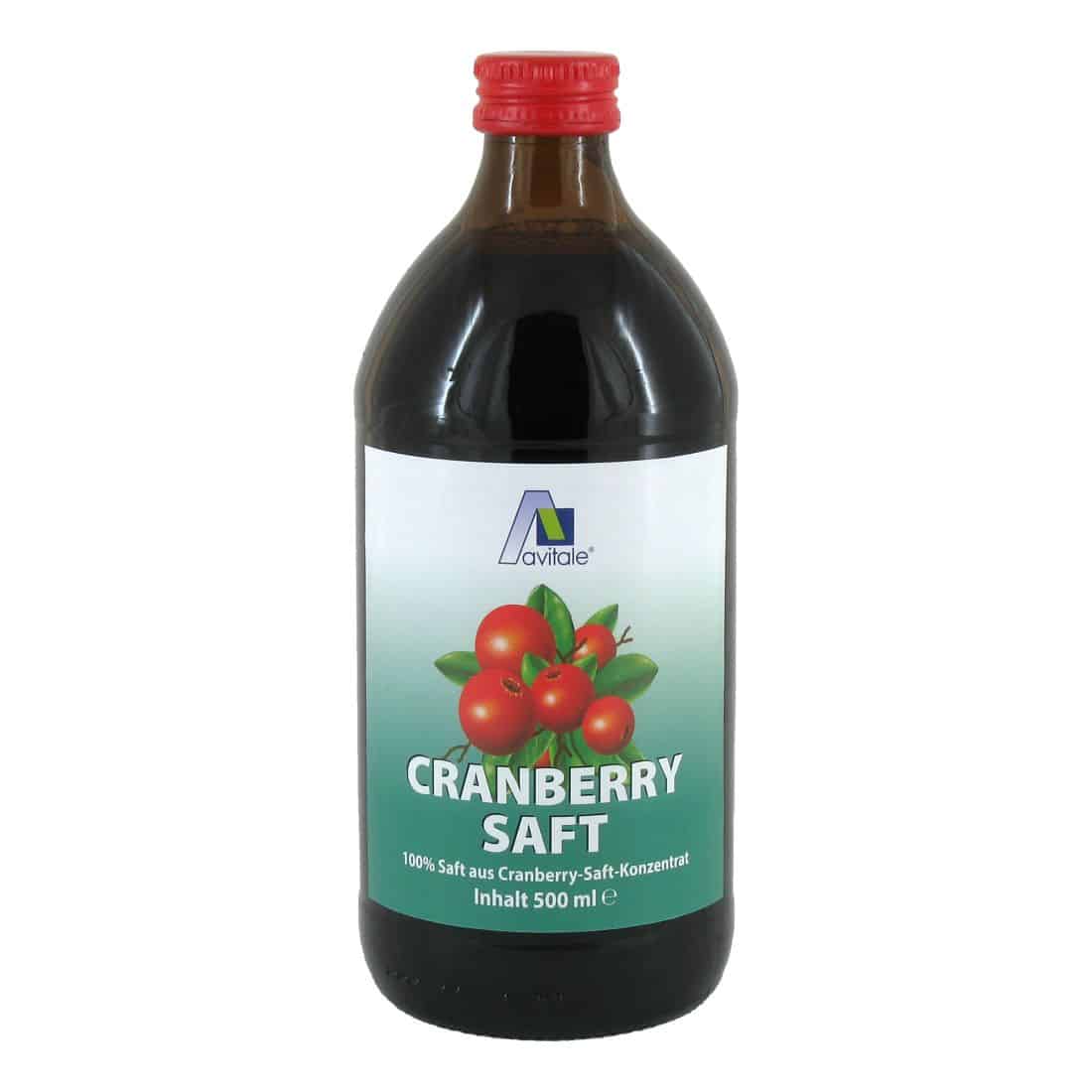 avitale-cranberrysaft-pacs-preiselbeersaft-flasche image 1