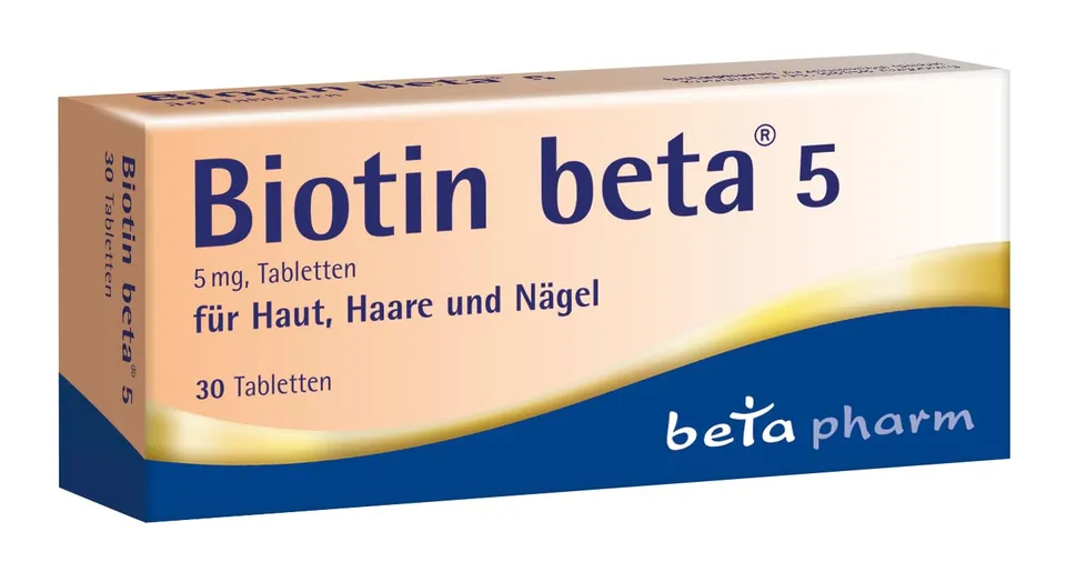 biotin-beta-5-biotin-tabletten-5-mg-30-st-ck-haare-n-gel image 1