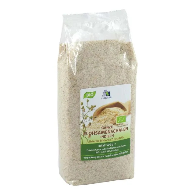 avitale-flohsamenschalen-bio-500-g-ganz-indien-vegan image 1