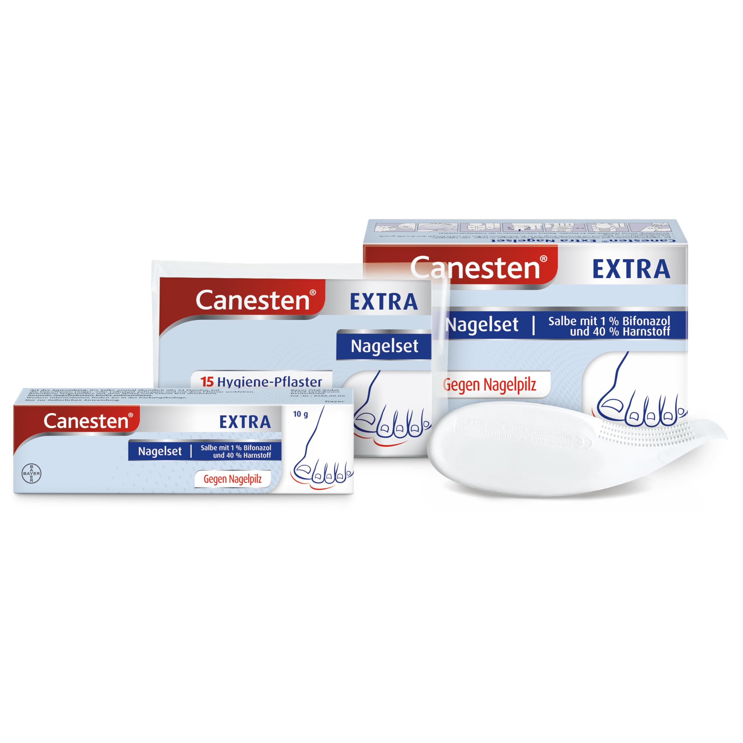 canesten-extra-nagelset-nagelpilz-set-mit-bifonazol-harnstoff image 1