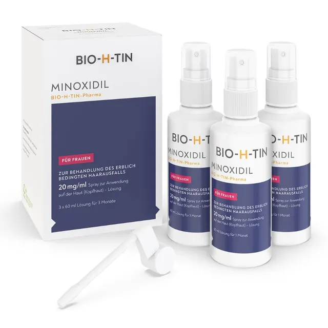 bio-h-tin-minoxidil-20mg-spray-3x60ml-shampoo-8ml image 1