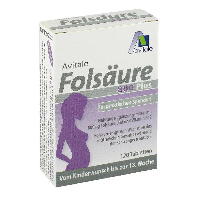 avitale-fols-ure-800-tabletten-vegan-f-r-schwangerschaft image 1